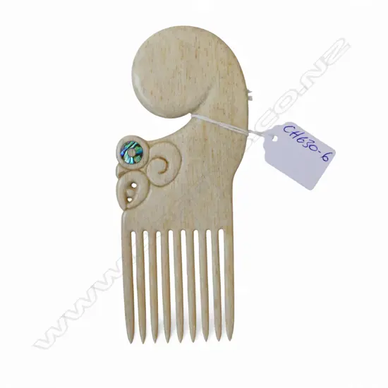 DAVID TUART CARVED WHALE BONE HERU (COMB)