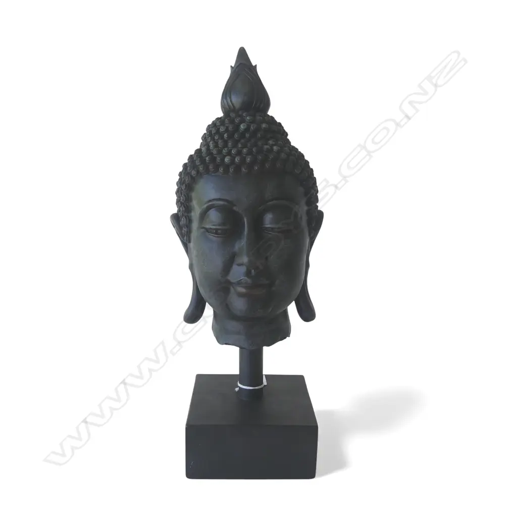 BUDDHA HEAD ON STAND H.410mm Image 1++