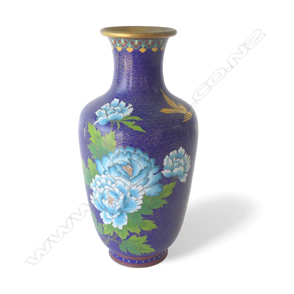 LARGE CLOISONNE VASE  H.440mm Image 1++
