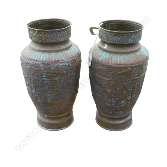 PR BRASS VASES H.320mm