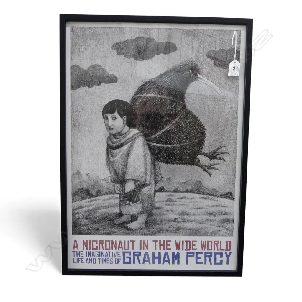 FRAMED ART POSTER 'A Micronaut in the wide world... GRAHAM PERCY' 590 X 410mm Image 1++