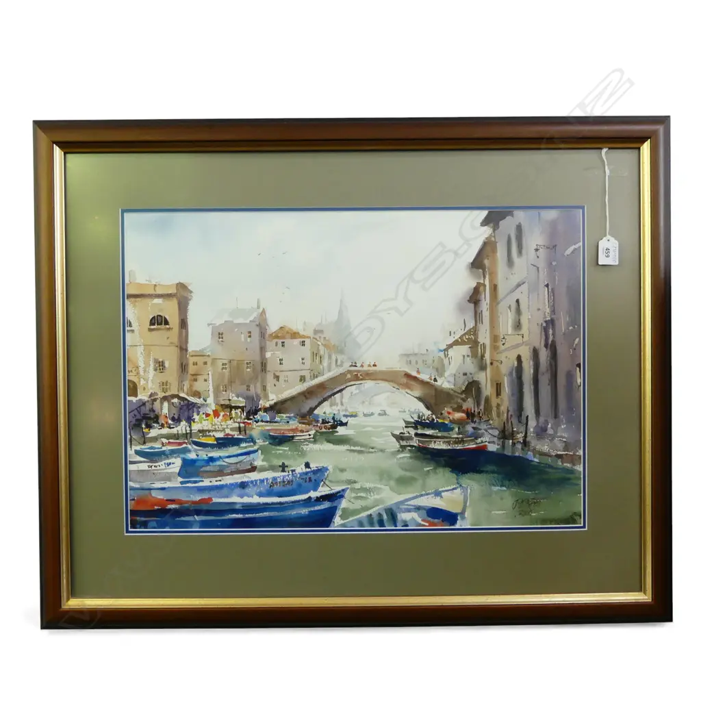 J. K. REED, VENICE WC, SIGNED & DATED 2000 400x580mm Image 1++