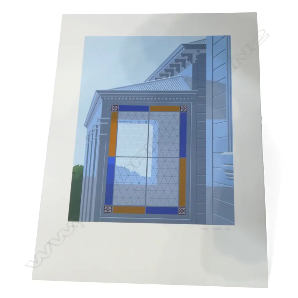 PETER SIDDELL (1935-2011), WINDOW, SCREENPRINT ON PAPER 77/150, SIGNED & DATED 1982, 550x420mm Image 1++