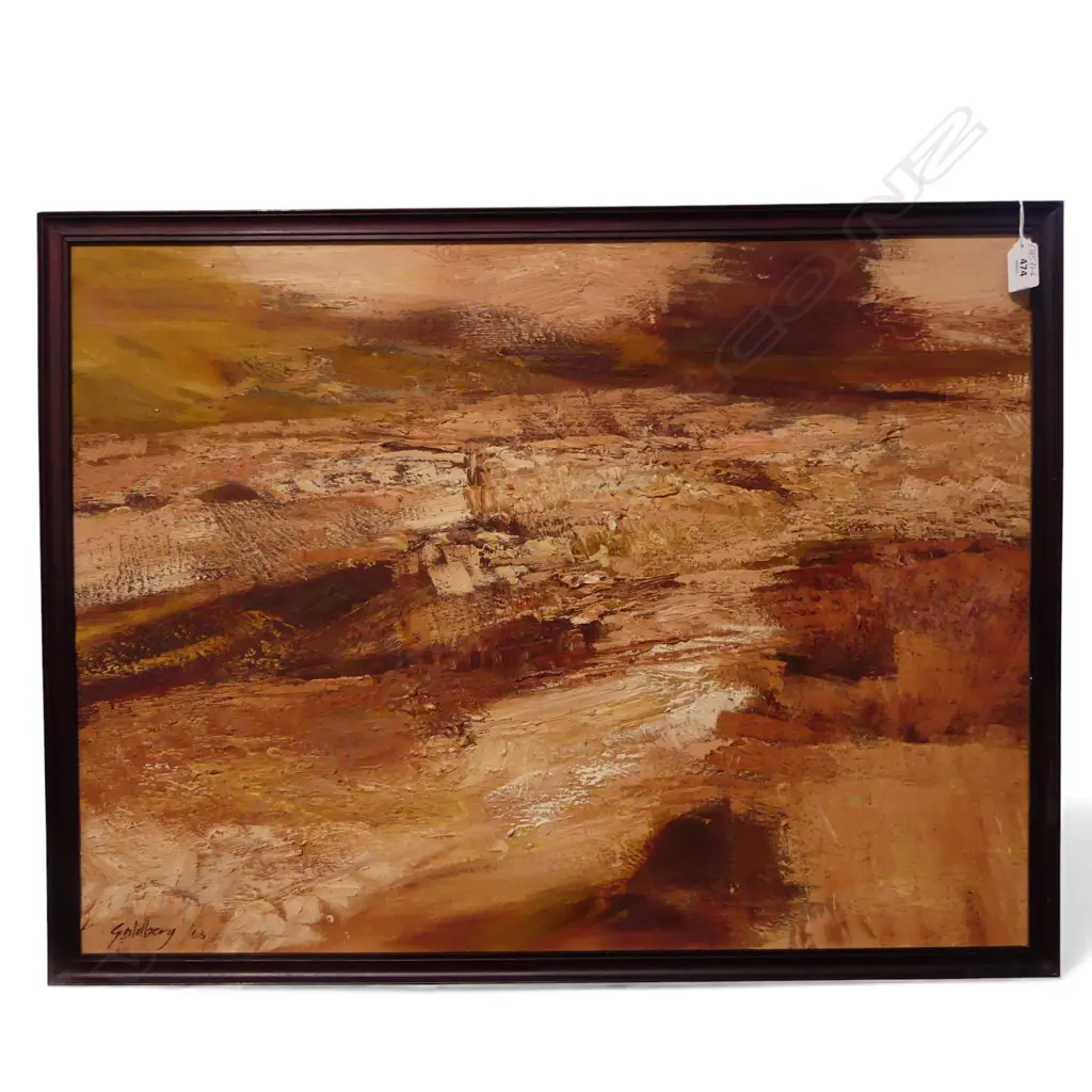 SUZANNE GOLDBERG, UNTITLED, OIL ON BOARD, 520x700mm Image 1++