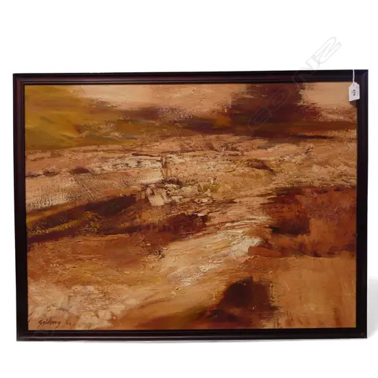 SUZANNE GOLDBERG, UNTITLED, OIL ON BOARD, 520x700mm