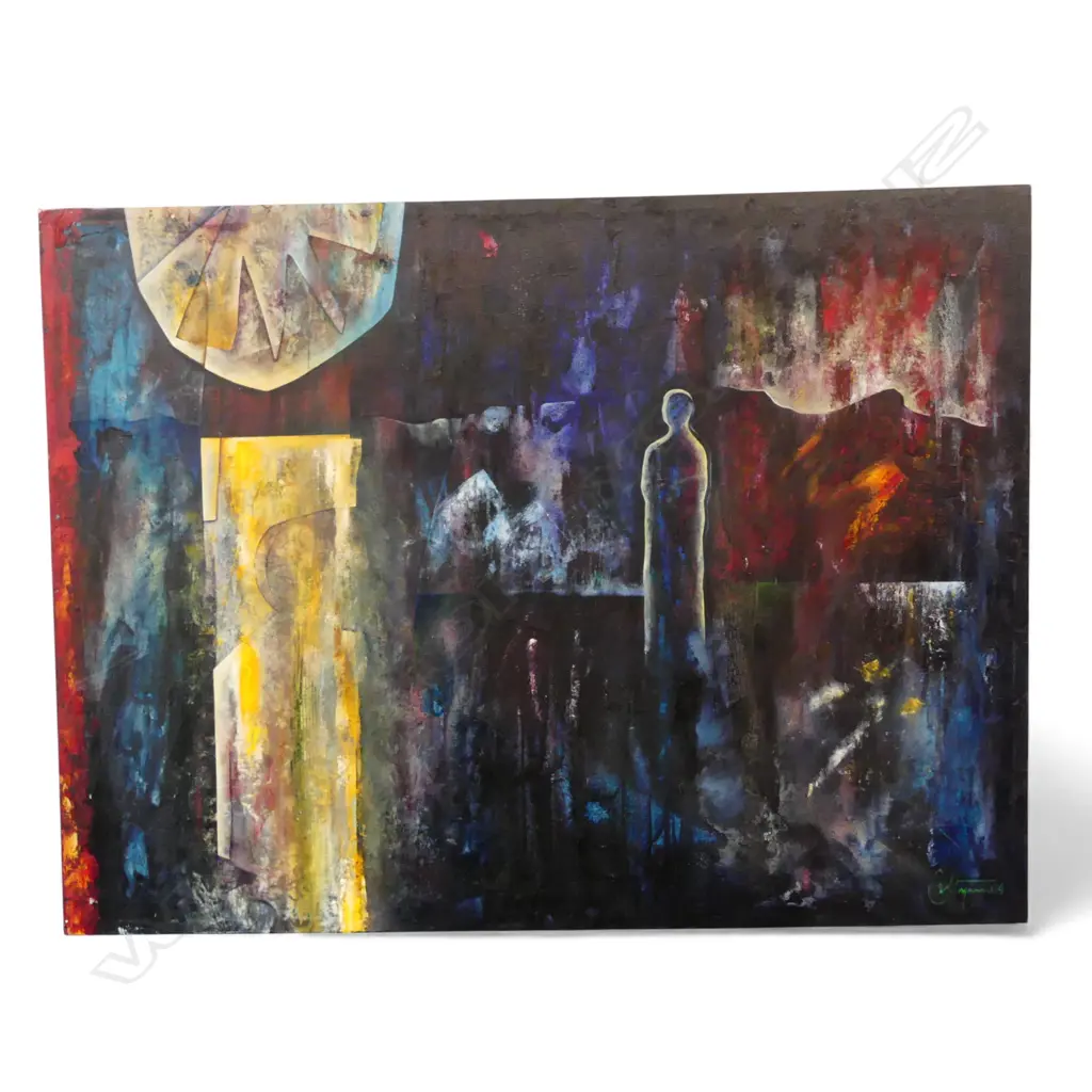 CHRISTIAN TU'U (NZ b.1976) OIL ON CANVAS 895x1190mm Image 1++