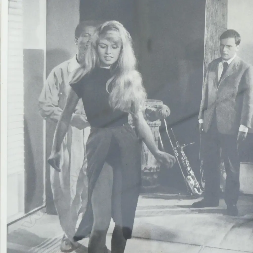 FRAMED PHOTO PRINTED by  Edward Quinn,"ET DIEU CREA LA FEMME", BRIGITTE BARDOT 1970, 570 X 390MM Image 1++