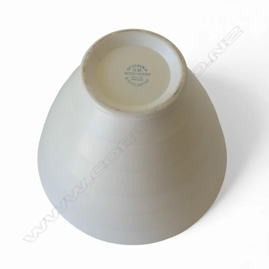 KEITH MURRAY CONICAL BOWL FOR WEDGWOOD mark to base H.140 Dia.195mm Image 1++