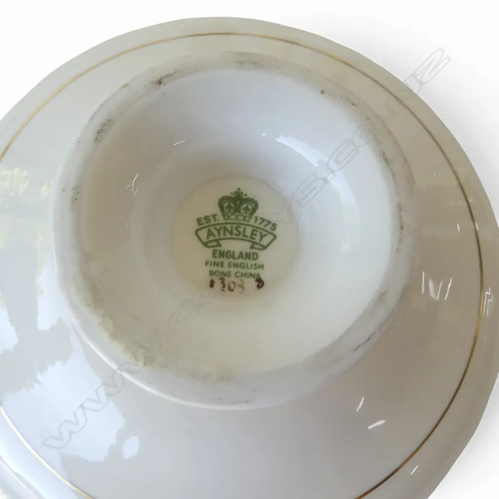 7 PCES ASST. AYNSLEY CHINA; 3 VASES, etc Image 1++