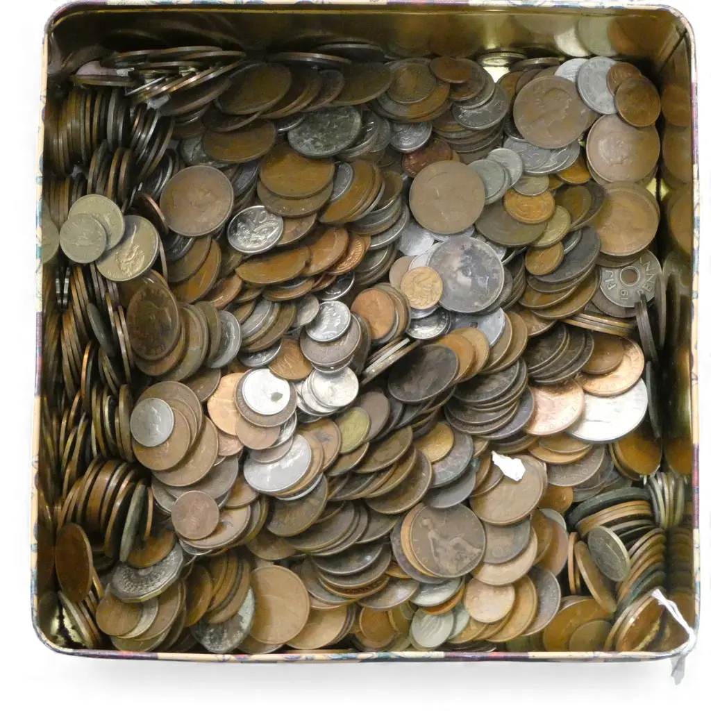 TIN ASST. COINS Image 1++