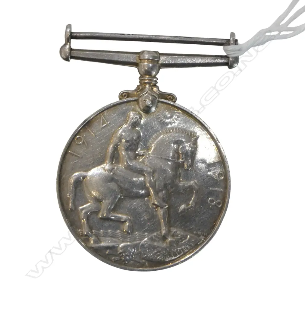 WWI SILVER VICTORY MEDAL TO DVR E. SUCKLING R.A. 32.10gms Image 1++