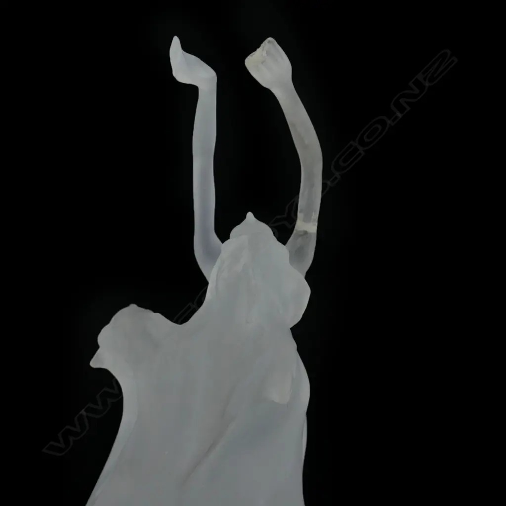 FREDERICK HART, LUCITE SCULPTURE, 'SPIRIT OF VICTORY', 1991, signed,  H.650mm, Faulted + BOOK Image 1++