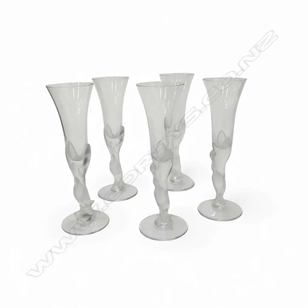5 FABERGE LIQUEUR GLASSES, H.180mm Image 1++
