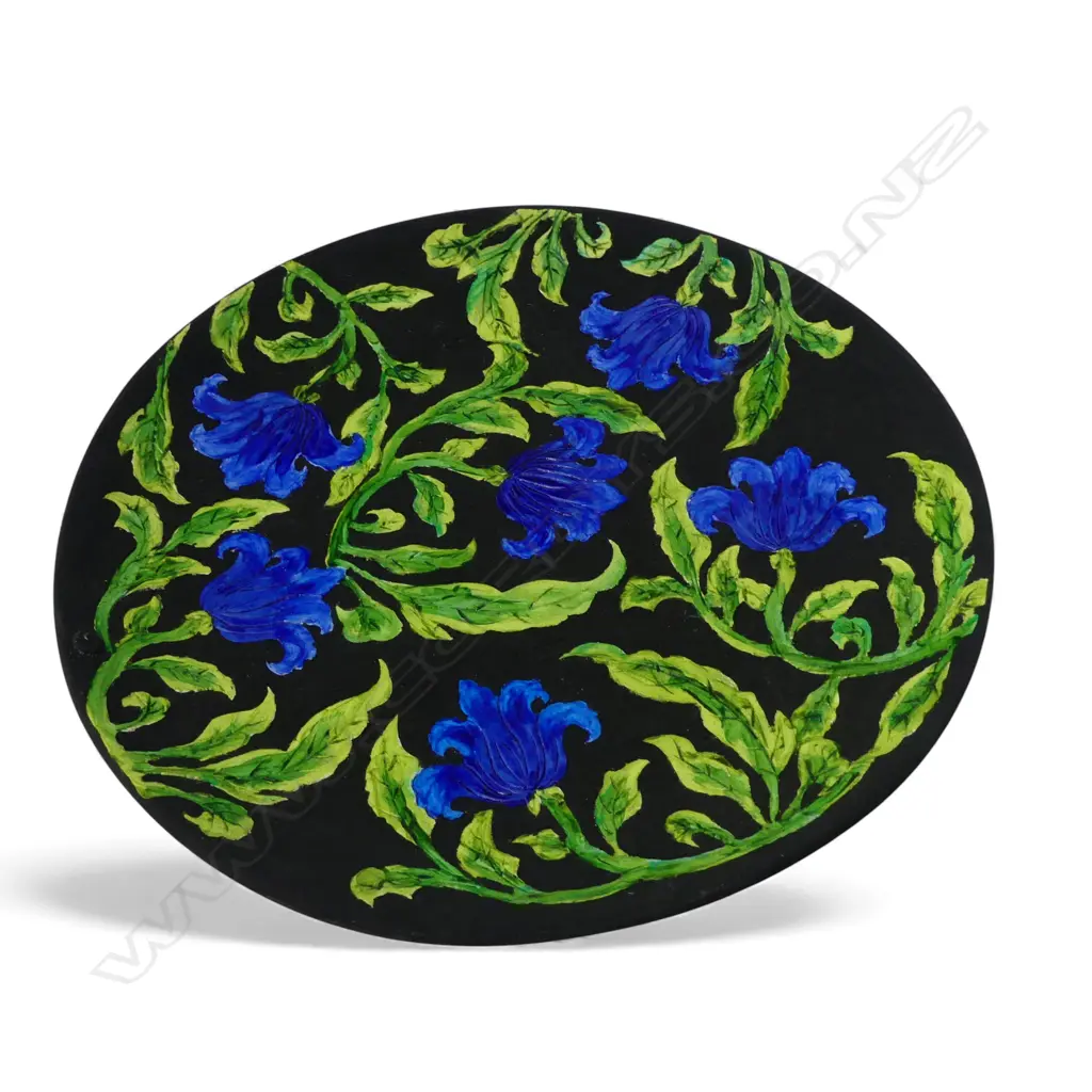 KEUM SUN LEE UNGLAZED FLORAL PLATE, Dia.280mm, not suitable for food Image 1++