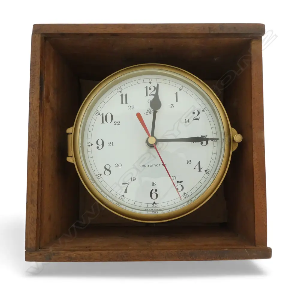 BOXED SCHATZ LECTROMARINE CLOCK Dia.180mm Image 1++