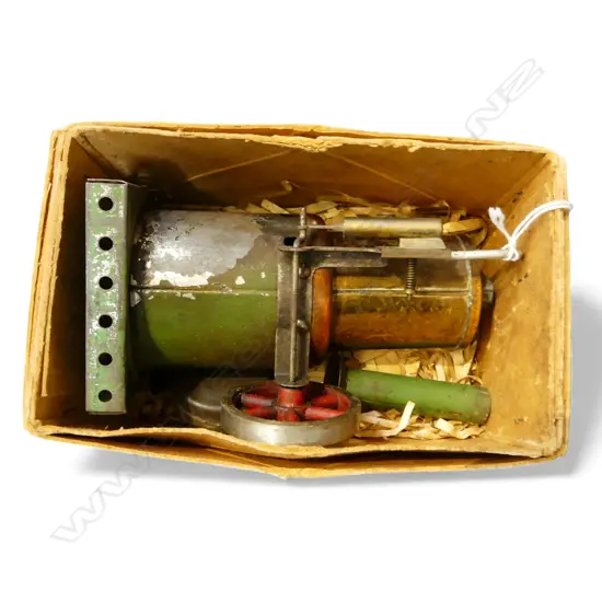 VINTAGE BOXED 'CRANKO' No.10 VERTOCA; STEAM ENGINE H.155mm