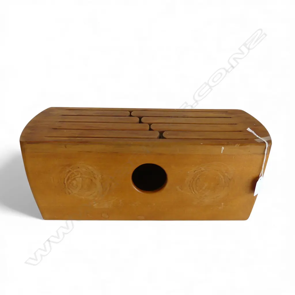 RIMU PERCUSSION DRUM BY ANDREAS LEPPER, FEB 1985 W.450mm Image 1++