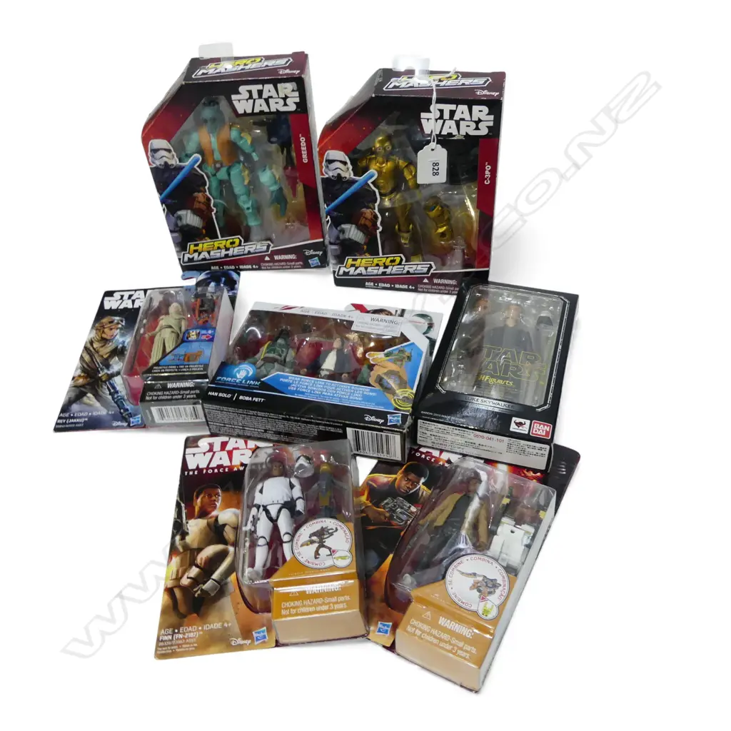 7 BOXED STAR WARS ACTION FIGURES  Image 1++