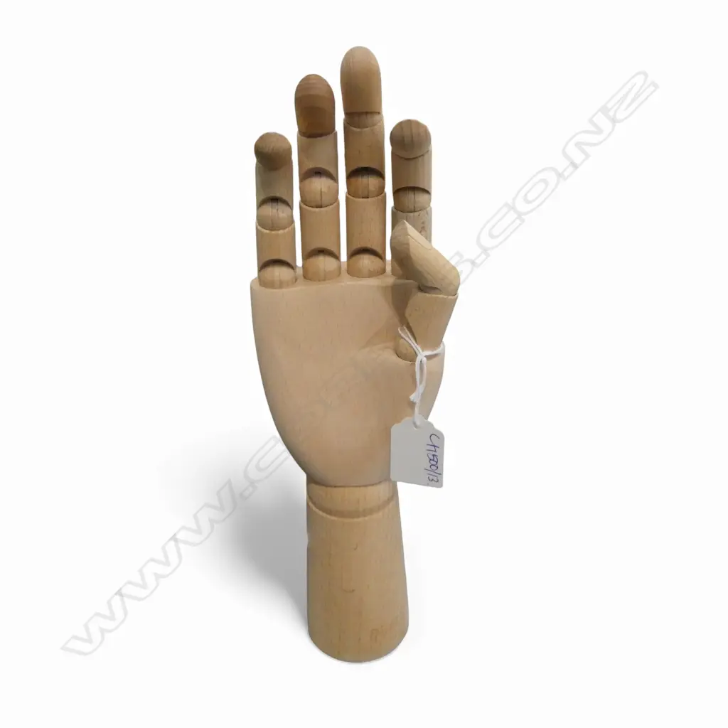 WOODEN ARTISTS MANNEQUIN HAND H.300mm Image 1++