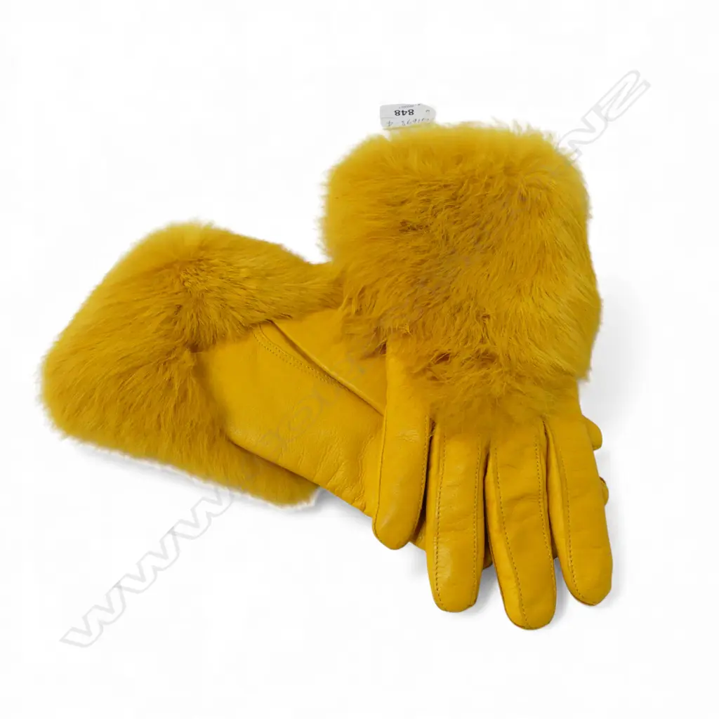 PR VINTAGE ITALIAN CAPRI LEATHER GLOVES Image 1++