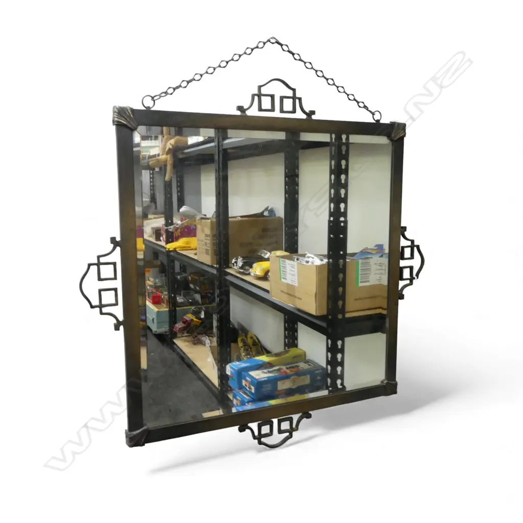 MIRROR w. METAL FRAME 710x710mm Image 1++