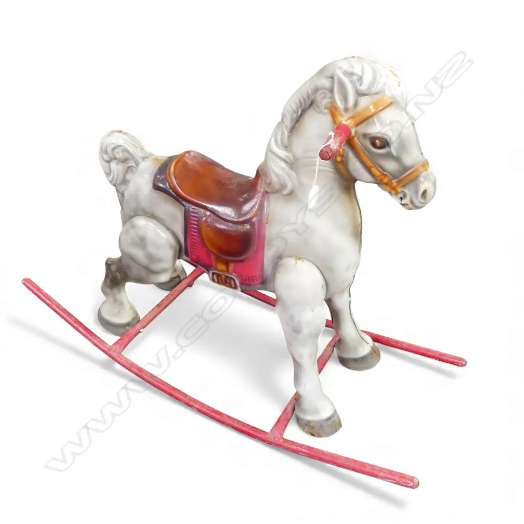 CHILDS METAL ROCKING HORSE H.770mm Image 1++