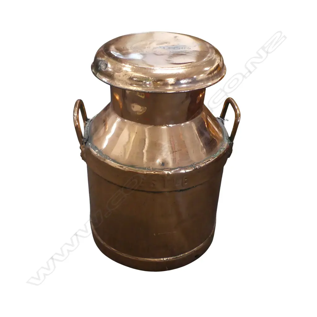 ANTIQUE MILK CAN 'NESTLE' LORD RAYLEIGHS FARMS INC H.490mm Image 1++