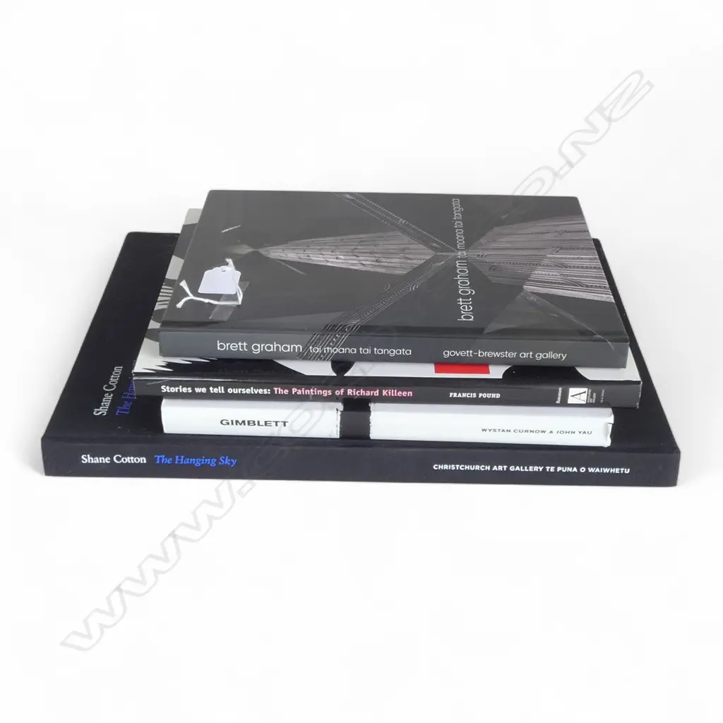 4 ART BOOKS; SHANE COTTON, MAX GIMBLETT, RICHARD KILLEEN, BRETT GRAHAM Image 1++