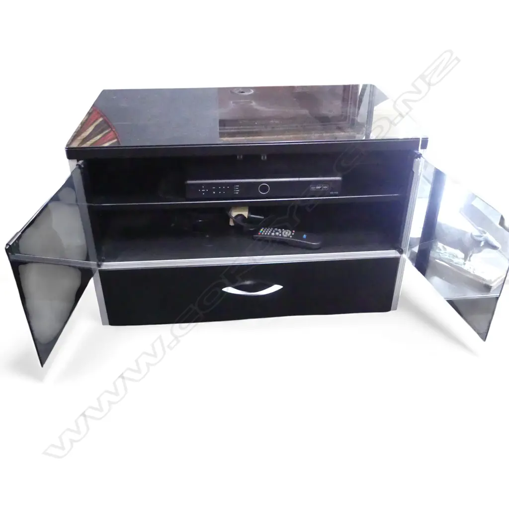 MODERN TV CABINET W.850mm + MY SKY HDI PLAYER & REMOTE Image 1++