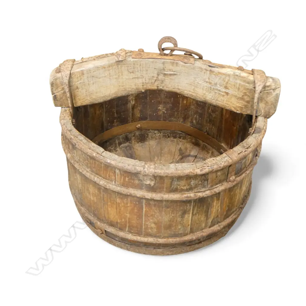 VINTAGE WATER SCOOP Ex. Riverhead Wharf H.580mm Image 1++