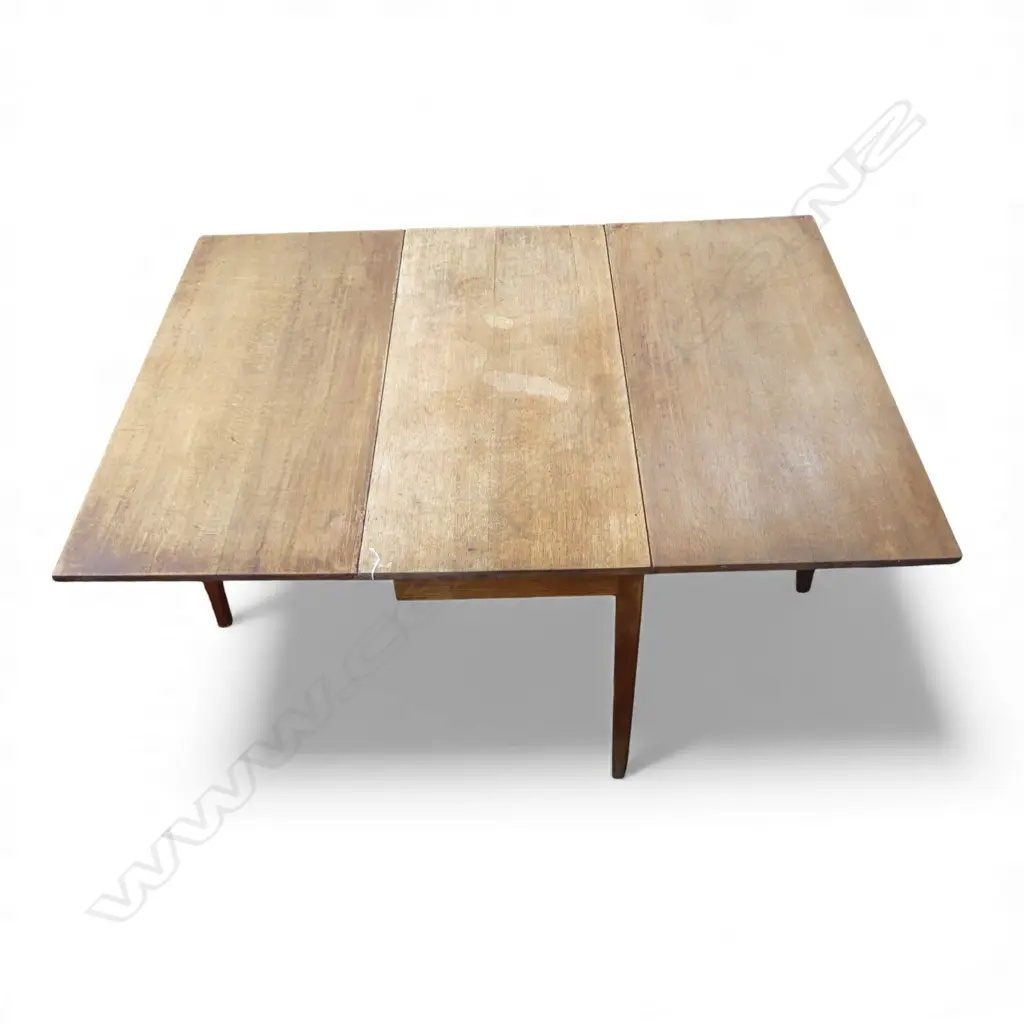 ANTIQUE OAK DROP SIDE TABLE 1120x510x700mm Image 1++