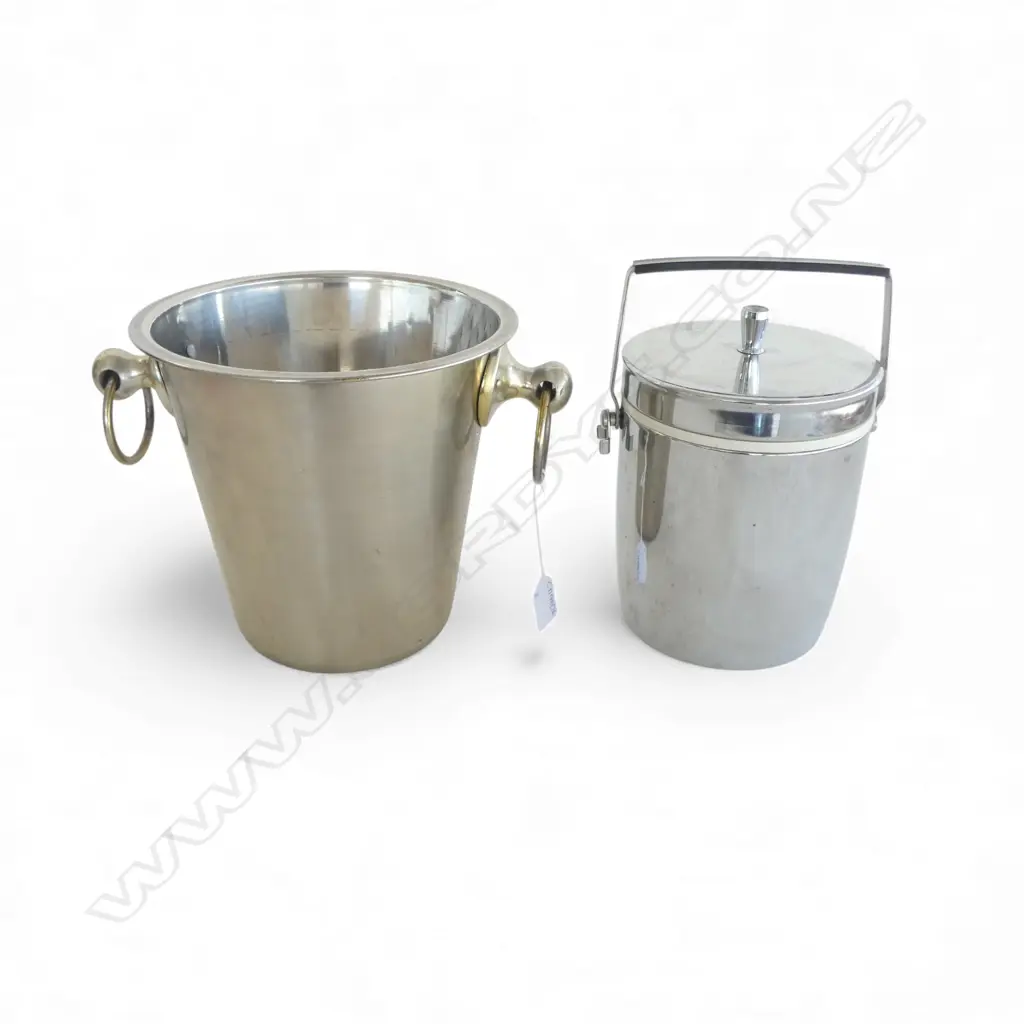 SILVER METAL CHAMPAGNE BUCKET H.205mm, ICE BUCKET Image 1++