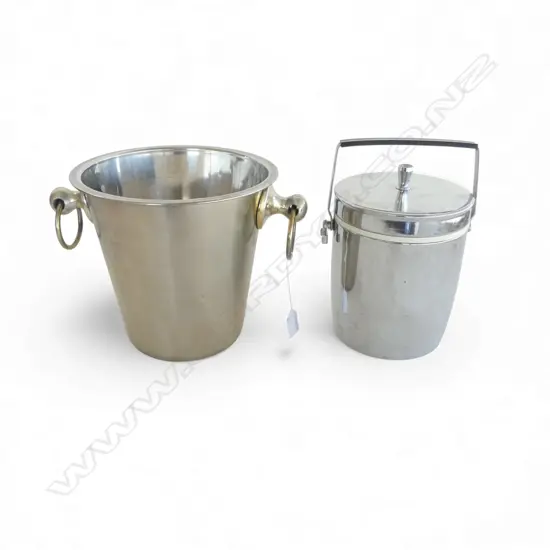 SILVER METAL CHAMPAGNE BUCKET H.205mm, ICE BUCKET