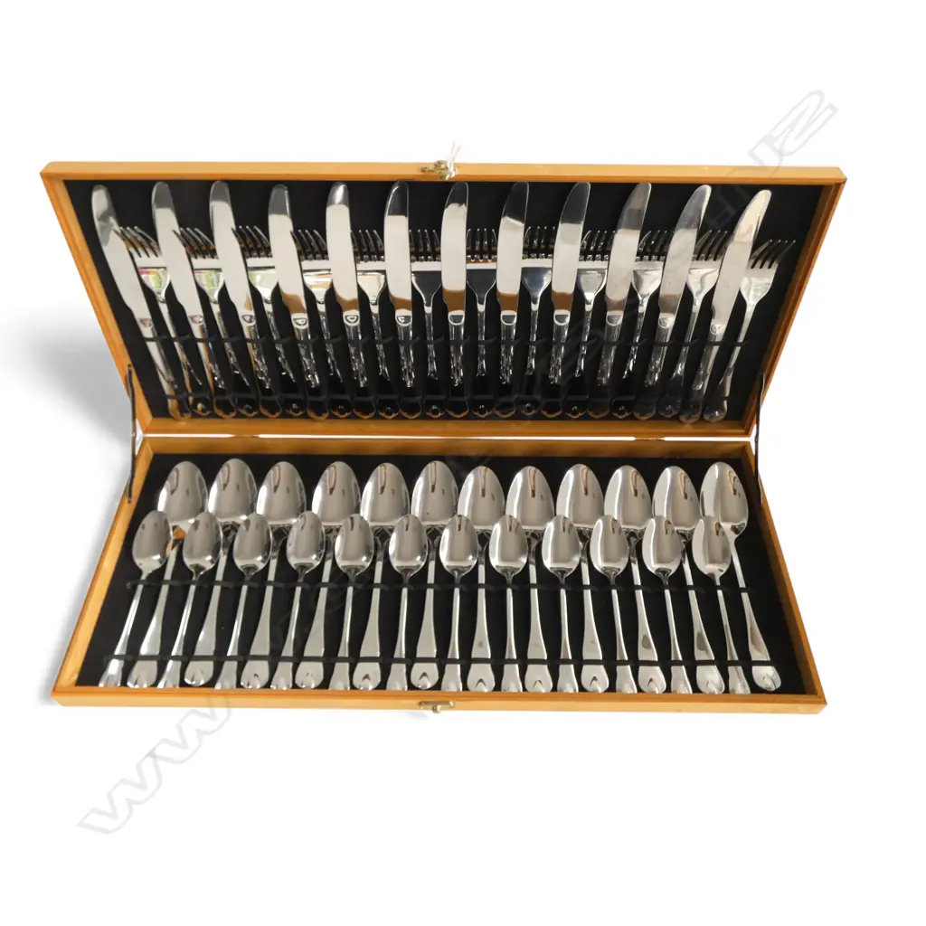 CASED S/STEEL 12 PC CUTLERY SET L580MM Image 1++