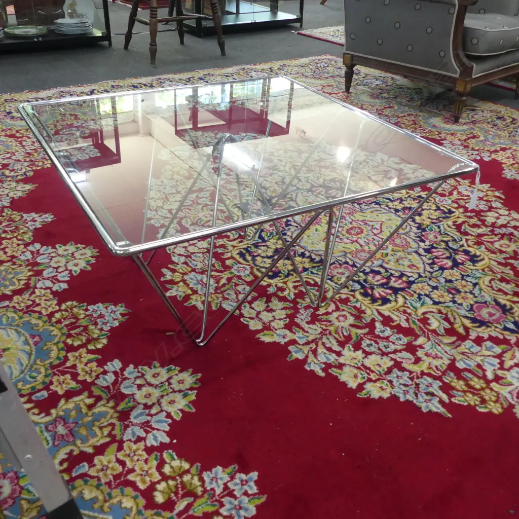 DESIGNER COFFEE TABLE AFTER PAOLO PIVA 'ALANDA' 740x740x400mm Image 1++