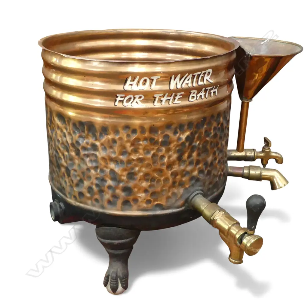 VINTAGE COPPER & BRASS CALIFONT Dia.500mm Image 1++