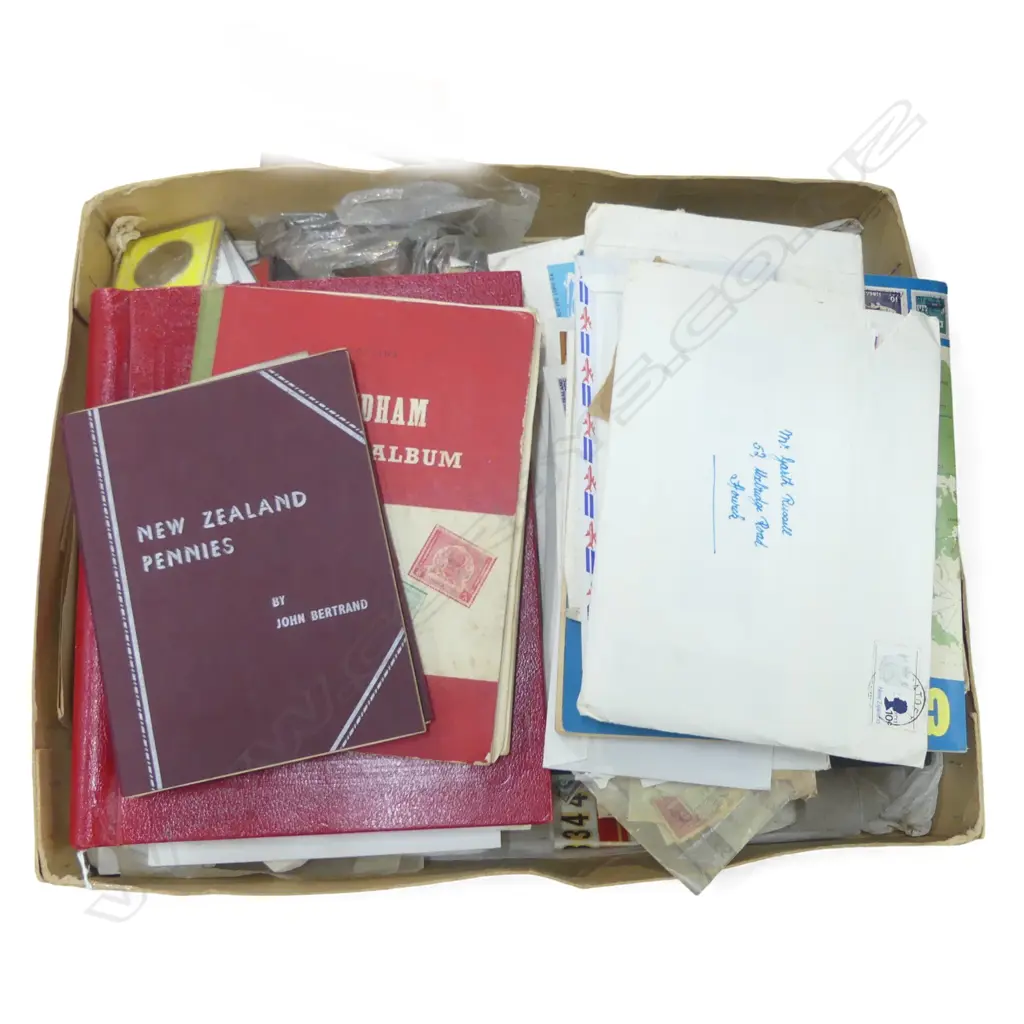 ASST. STAMPS; ALBUMS, FIRST DAY COVERS + COINS Image 1++