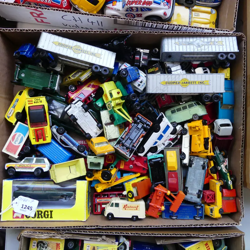 ASST. MODEL CARS; MATCHBOX; CORGI, LESNEY, etc Image 1++
