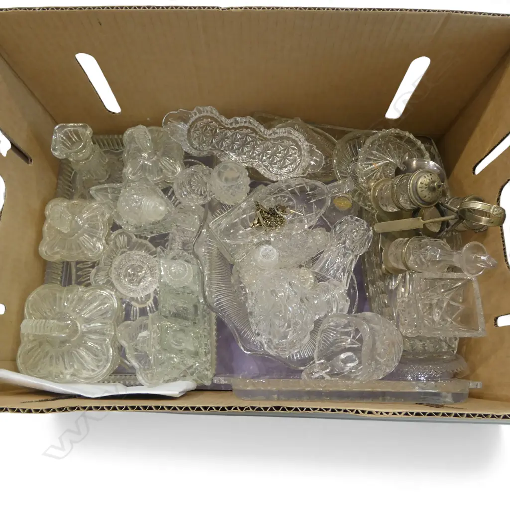 ASST. CUT CRYSTAL & GLASSWARE Image 1++