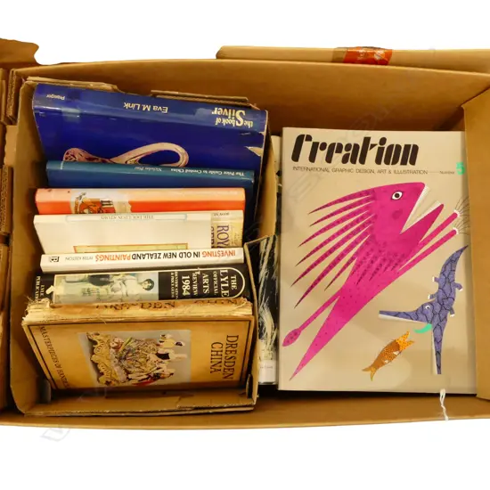 ASST. BOOKS INCLD; GUIDES to COLLECTING SILVER & FINE CHINA