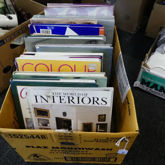 ASST. INTERIOR DESIGN REFERENCE BOOKS ETC