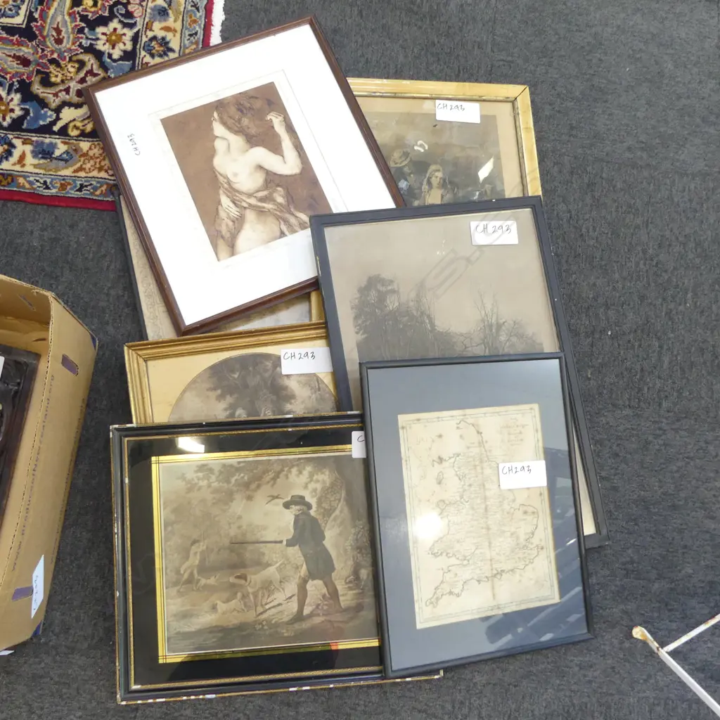 ASST. ARTWORKS, MAPS ETC faults & foxing Image 1++