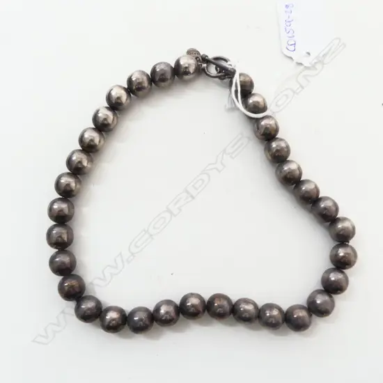 NAJO STG SILVER BEAD NECKLACE L.410mm