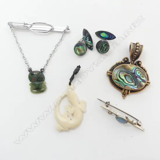 ASSTD SILVER/PAUA ETC JEWELLERY