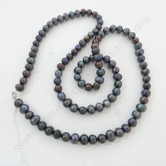 DYED FRESH WATER PEARL NECKLACE L.520mm