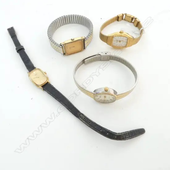 FOUR VINTAGE LADIES JAPANESE QUARTZ WATCHES