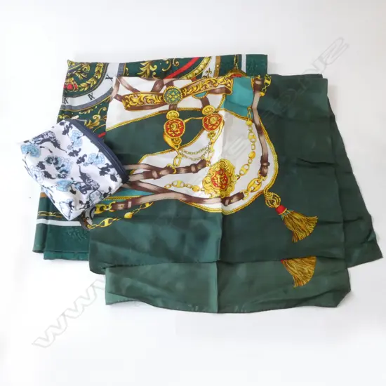 2 HERMES ? SILK SCARVES