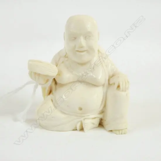 CHINESE CARVED IVORY HOTEI