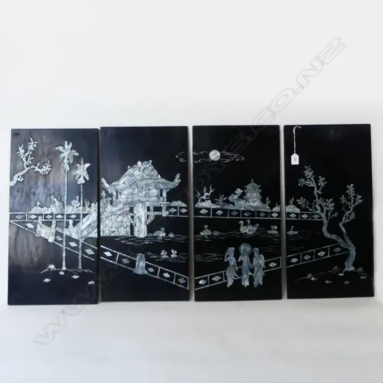 3 ORIENTAL MOP INLAID PANELS 590x300mm (FAULTS)