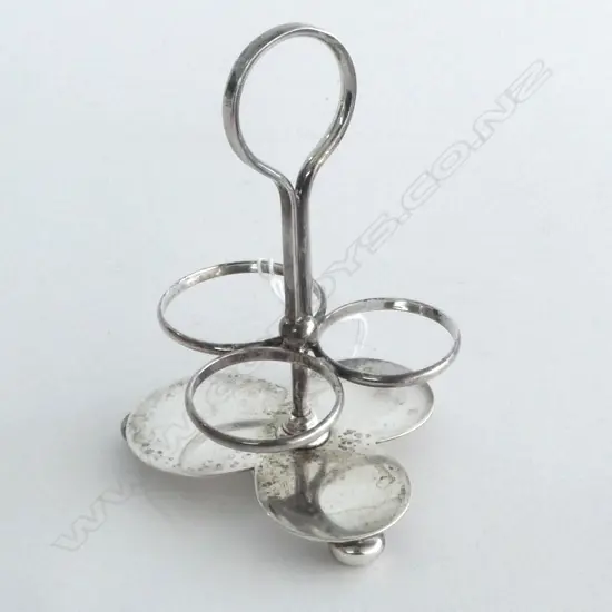 STG SILVER CRUET STAND, ATKIN BROTHERS, SHEFFIELD 1906, 94.6gms